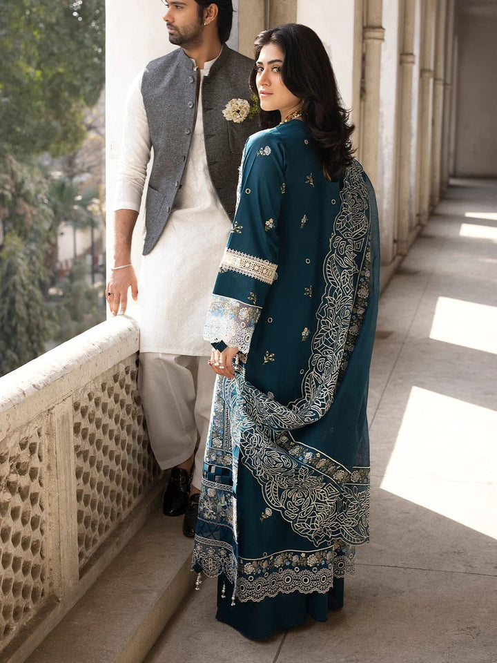 Akbar Aslam Luxury Lawn Ensemble (Crimson Edition)