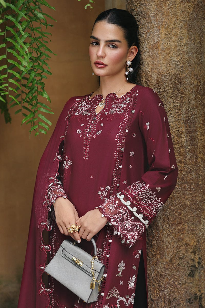 Qalamkar Qline Lawn Drop 1 – RP-12 GARNET