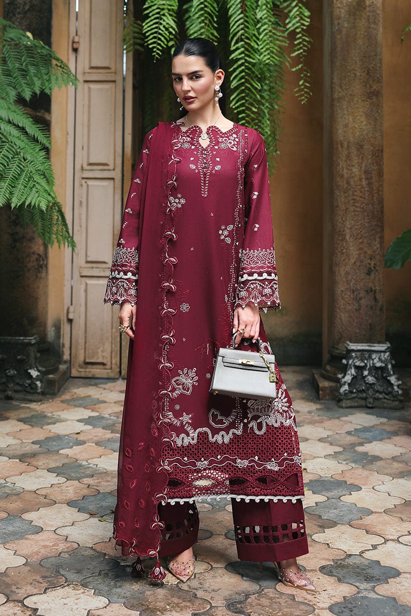 Qalamkar Qline Lawn Drop 1 – RP-12 GARNET