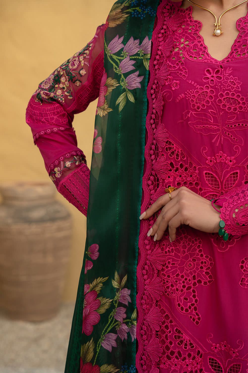 SAIRA RIZWAN | FULLY HEAVY MULTI THREAD EMBROIDERED