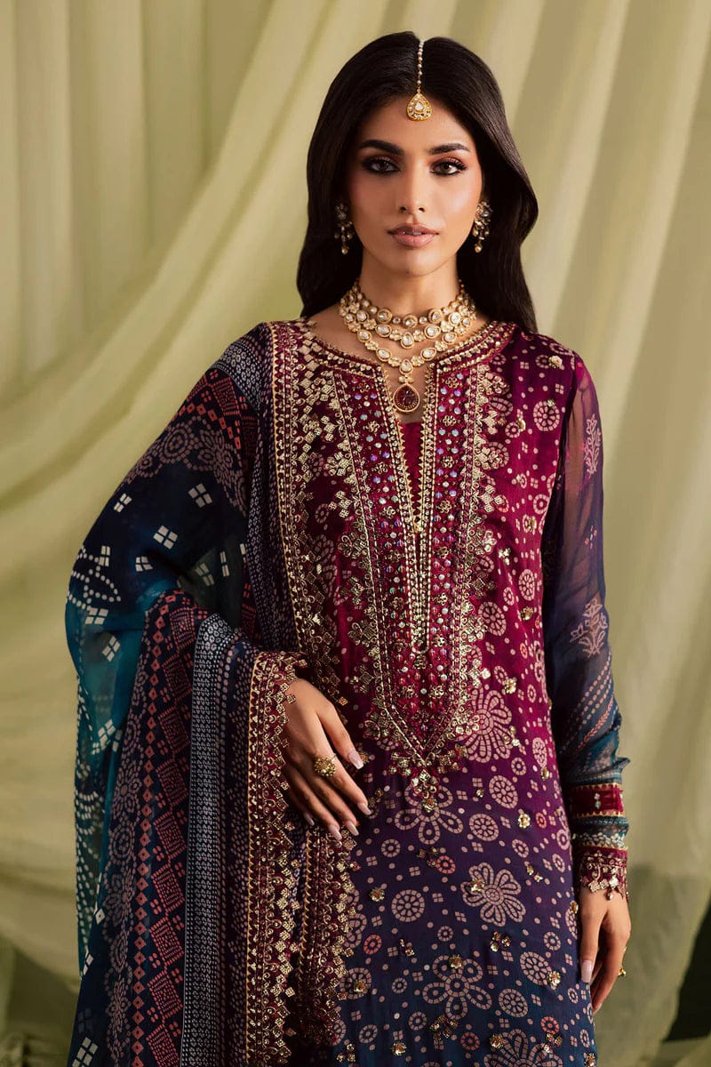 Nureh Jugni Festive Collection - Embroidered 3-Piece Lawn Suit