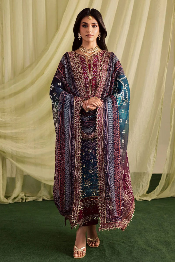 Nureh Jugni Festive Collection - Embroidered 3-Piece Lawn Suit