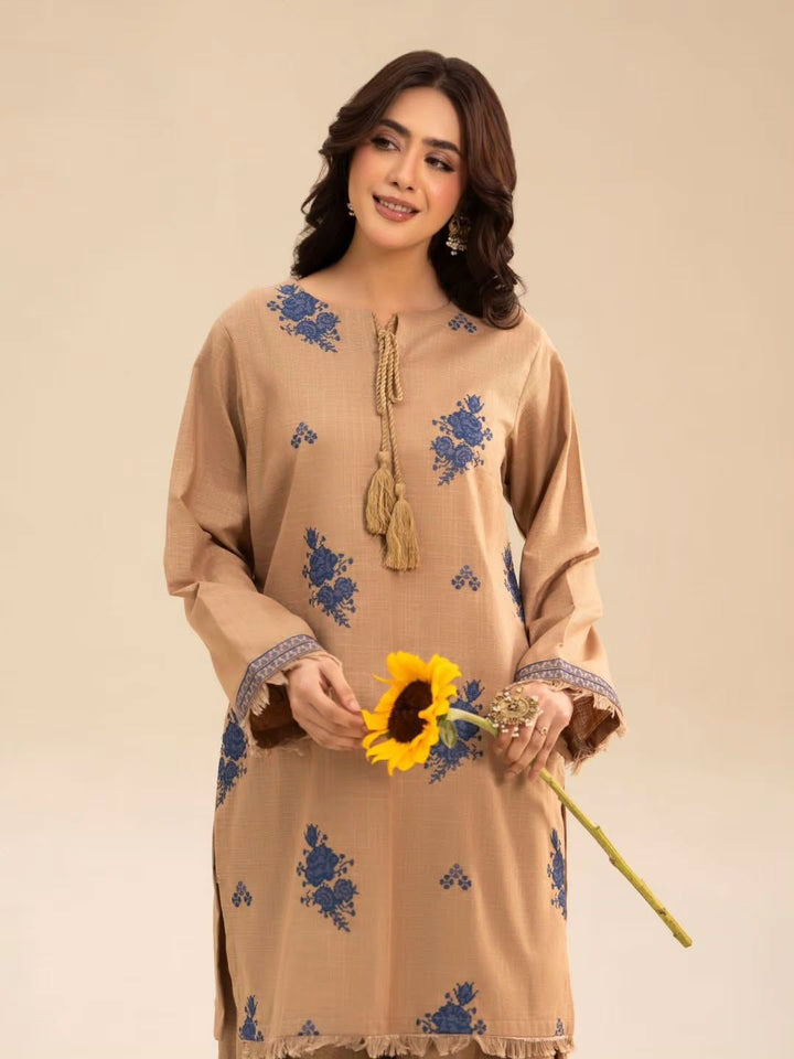 Neha 2pc / Reeza Embroidered Farshi Shalwar Set.