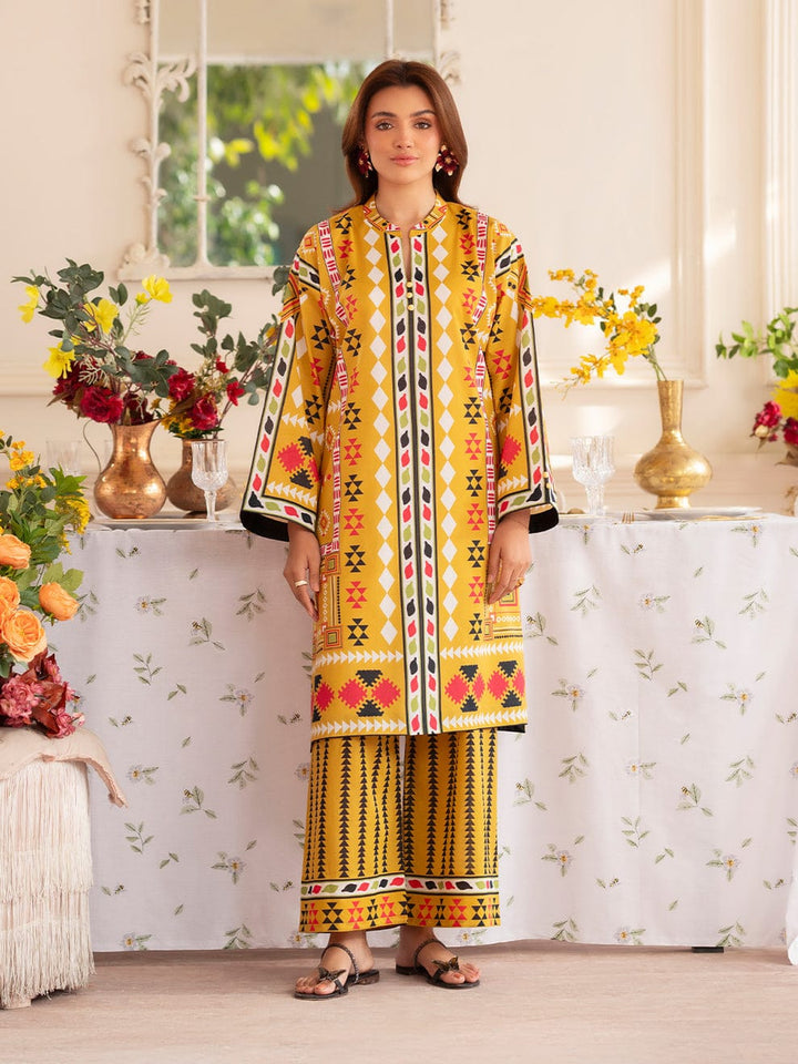 Mahnur Noir  Printed Lawn Suit