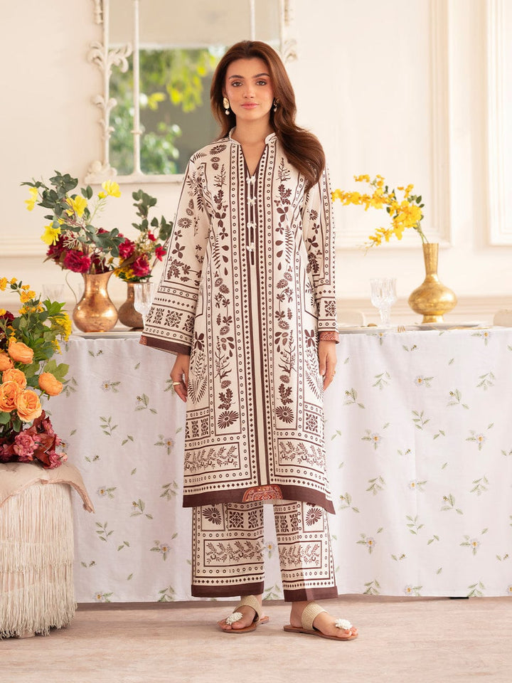 Mahnur Noir  Printed Lawn Suit
