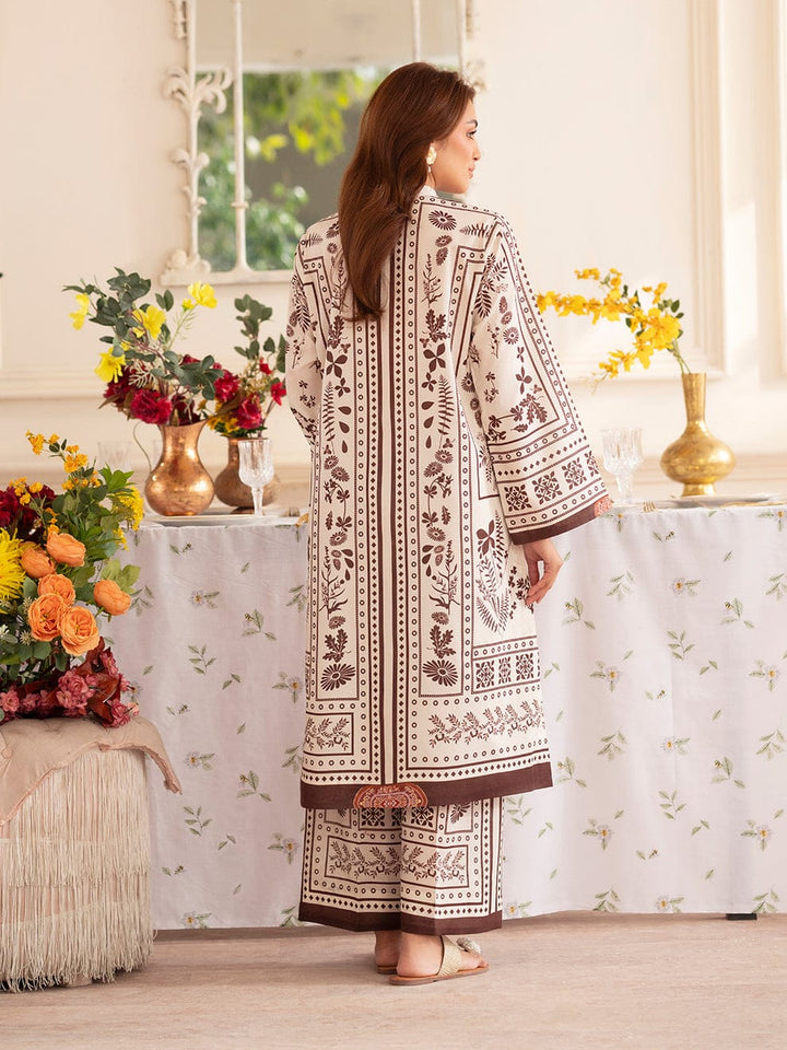 Mahnur Noir  Printed Lawn Suit